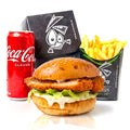 Salmon (Fish) Burger Set